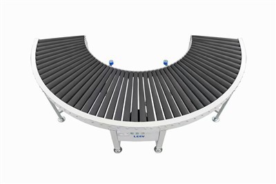 180 Degree Powered Roller Curve Conveyor